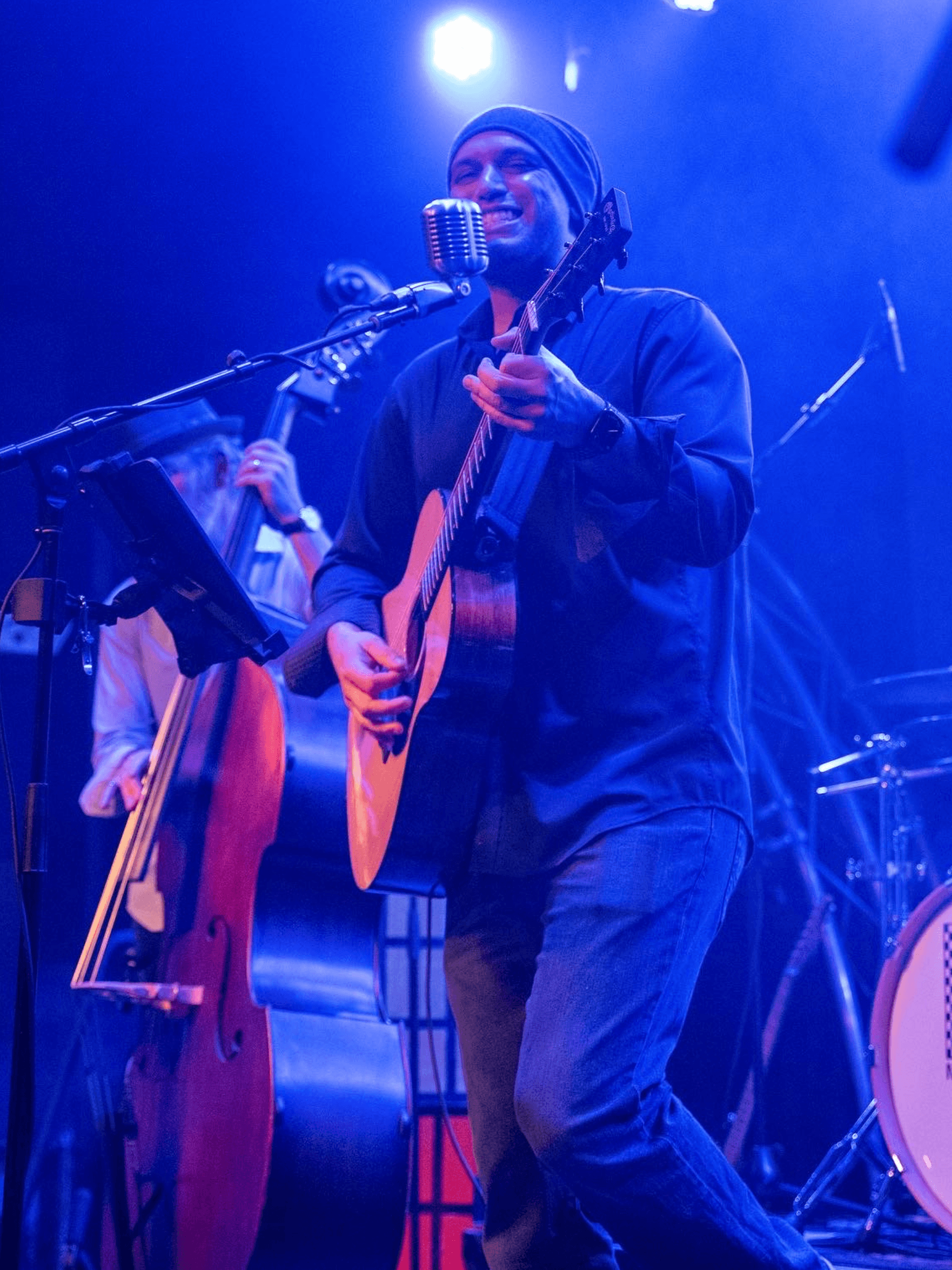 Michael K. performing live